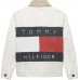 TOMMY HILFIGER μπουφάν τζιν αγόρι KB0KB10082-1CD λευκό